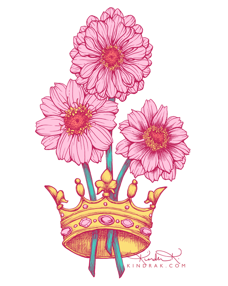 zinnia crown